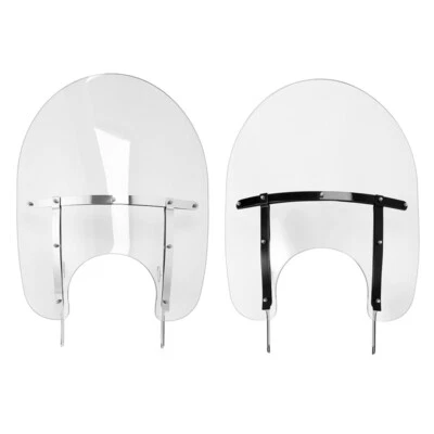 Parabrisas transparente apto para Harley Road King 1994-2025 2024 negro/cromo Foto 1 de 4
