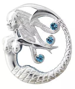 Mirabel Marisela 925 Sterling Silver Pendant Necklace Anne Stokes Fairy Mermaid - Picture 1 of 1