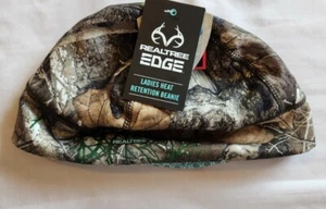 Band New WT Realtree Edge Ladies Heat Retention Camo Beanie One Size Fits Most - Picture 1 of 6