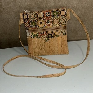 Cork Crossbody Bag Purse Small - Picture 1 of 14