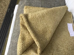 150 cm Nina Campbell Stoffrest dicke Polsterung Chenille blassgold - Bild 1 von 3