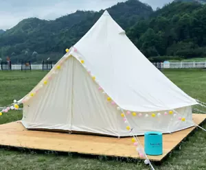 4M Bell Tent With 900D Oxford Fabric 4Season Tent glamping yurt Tent for outdoor - Picture 1 of 10