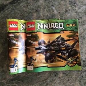 Lego USED Instruction Book 1+2 Manual ONLY 9444 Ninjago Cole's Tread Assault - Picture 1 of 1