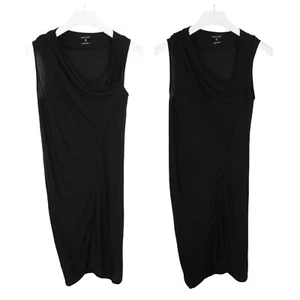 Massimo Dutti Silk-Cotton Kleid Damen M Ärmellos Gestrickt Gefüttert Dehnbar - Bild 1 von 9