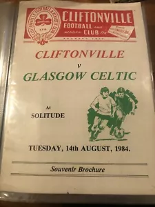 Cliftonville v Celtic 14th of August 1984 - Picture 1 of 1