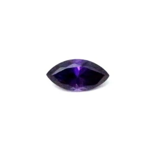 Dark Purple Cubic Zirconia Loose Stone 11x6 Marquise - Picture 1 of 3