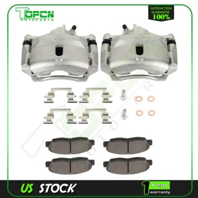 Pinzas de freno delanteras y pastillas de cerámica para 96-2011 Honda Civic 1997-2000 Acura EL Foto 1 de 4