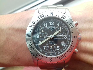 Certina VINTAGE COLLECTION 542.7118.42.62 CHRONOGRAPH DS NOS WATCH SWISS MONTRE - Imagen 1 de 12