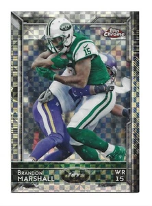 2015 Topps Chrome X-Fractor #49 Brandon Marshall New York Jets Football XFractor - Picture 1 of 1