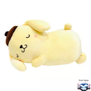 Sanrio Pompompurin Sleeping Plush Cushion Pillow Approx. 40 cm (15.7 in) - Picture 1 of 6