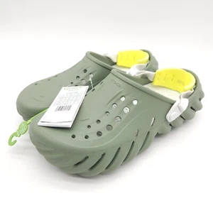 Crocs Echo Clog (Mens Size 10) Slip On Shoes Sandals Moss Green New In Package - Picture 1 of 7