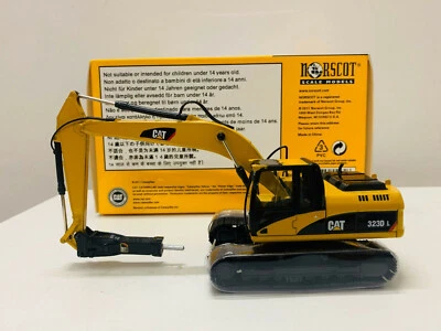 Norscot Caterpillar Cat 323D L Hydraulic Excavator With H120E Hammer 1:50 #55282 - Image 1 of 4