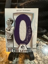 2013-14 SP Authentic By the Letter Signatures #BLSC Detlef Schrempf 23/35