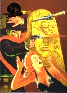 Tarjeta de leyendas The Shadow Motion Picture Topps 1994 L1 Who Is The Shadow - Imagen 1 de 2
