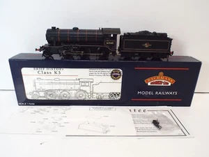 BACHMANN 32-277 K3 61949 BR LINED BLACK LATE CREST STEPPED TENDER BOXED (OO1781) - Picture 1 of 7