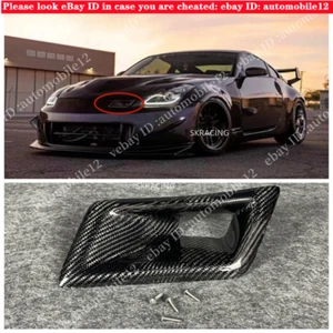 FOR NISSAN 350Z Z33 2003-2009 BUMPER CARBON FIBER AIR VENT INTAKE DUCT LEFT SIDE - Imagen 1 de 9