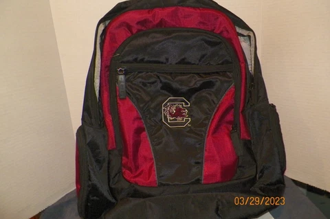 SOUTH CAROLINA GAMECOCKS LOGO BACKPACK PADDED STRAPS & LAPTOP SLEEVE Cover