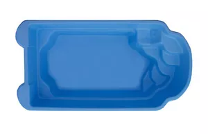 GFK Schwimmbecken Swimmingpool Oval 3,00x6,50x1,40m als Komplettset Fertigbecken - Bild 1 von 6