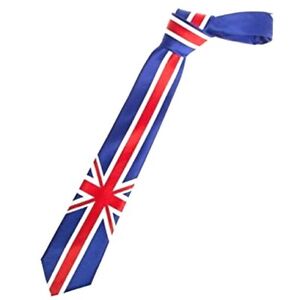 Mens Neck Tie Great Britain Tie Union Jack Tie