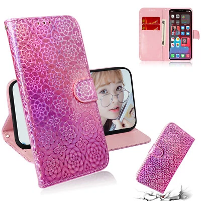 For OnePlus 8 9 10R ACE Nord N100 N200 CE2 Luxury PU Leather Colorful Stand Case - Image 1 of 4