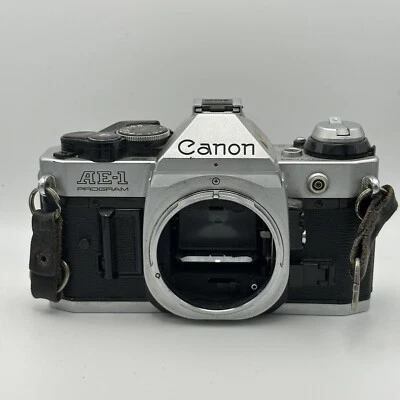 Canon AE-1 Program 35mm Spiegelreflexkamera SLR Filmkamera Analog✅ Gut✅ - Bild 1 von 4