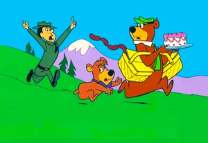 "Yogi Bear Run Fotomagnet @ 3""x5" - Bild 1 von 3