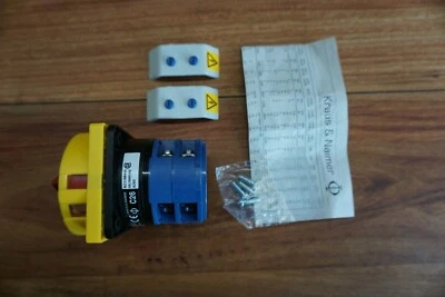 Interruptor giratorio Kraus & Naimer 40 AMP 600VAC 220-690V C26 Foto 1 de 3