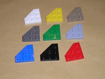 Lego 4x Flügel Flügelplatte Keilplatte 3x3 ohne Ecken  Farbauswahl 2450  (P14) - Bild 1 von 4