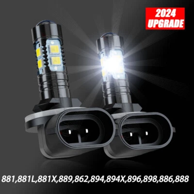 2PC 881/898 Headlight Bulbs FOR Kubota RTV1140 RTV900 many models side by side - Image 1 of 4