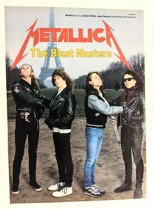 RECORTE DE PÓSTER PINUP DE PÁGINA COMPLETA METALLICA / JAMES HETFIELD / REVISTA DE BANDA (27) - Imagen 1 de 1