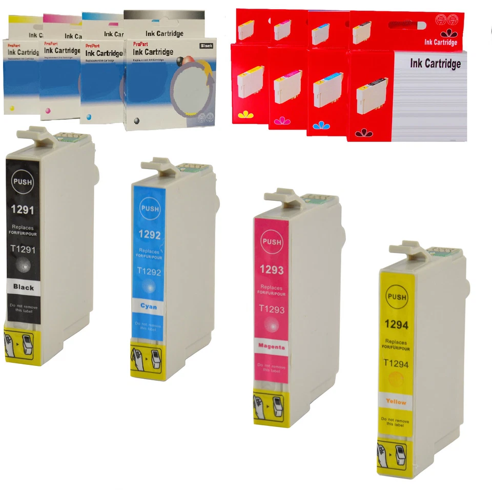 EPSON 1291-1294 CARTUCCIA COMPATIBILE NO ORIGINALE BK C M Y