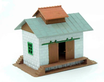 HO Scale Small Freight Depot, Built & Painted, Nice Looking - Image 1 of 4