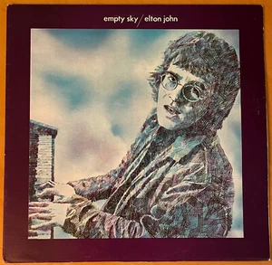 ELTON JOHN Empty Sky UK DJM 1969 ROCK LP Translucent Red Vinyl RARE EX+ - Picture 1 of 3