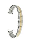 Bandini Steel Stretch Watch Strap, Expansion Watch Band, Silver, Gold 10mm-22mm