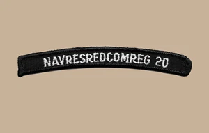 US Navy Reserve Readiness Command Region 20 NAVRESREDCOM UIM Shoulder Rocker Tab - Picture 1 of 1