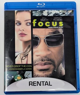 Focus Blu-ray (2015) Rental version - Region A - FR/EN/ES - VG+ (Tested) - Image 1 of 4