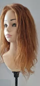 Echthaarperücke Honig blond Glatt 45cm Remy Haar Qualität - Bild 1 von 4