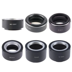 Aluminum Lens Adapter Ring for M42 Mount Lens to Canon EOS R / Nikon Z6Z7 MD/T2 - Bild 1 von 11