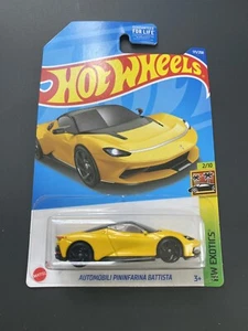 Hot Wheels Automobili Pininfarina Battisa Yellow - Picture 1 of 2