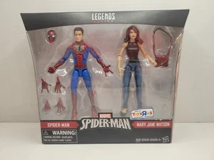 MARVEL LEGENDS SPIDER-MAN & MARY JANE Confezione da 2 Giocattoli R Us Exclusive 2016 NUOVO - Foto 1 di 6