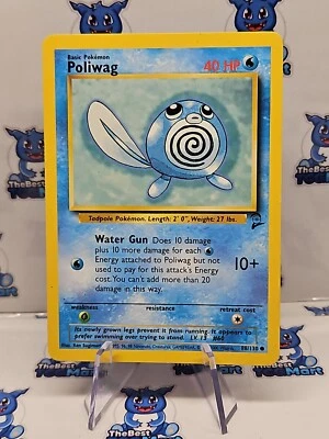 Poliwag 88/130 Base Set 2 Pokemon LP  - Image 1 of 4
