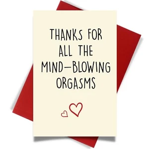 Tarjetas de San Valentín Cheerin para él | Tarjeta de aniversario traviesa | Regalos para él - Imagen 1 de 6