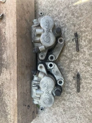 2001 Aprilia Caponord ETV 1000 Pair Brembo Front Brake Calipers - Image 1 of 2