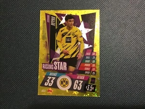 TOPPS MATCH ATTAX 2020-21 🏆 G.REYNA ⚫️🟡 BVB 09 RISING STAR - Picture 1 of 1
