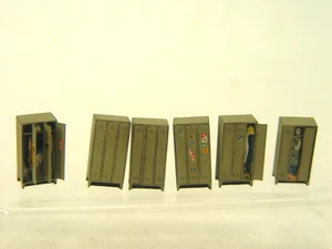 Locker cabinets with clothes-figures accessories-Artitec HO 1:87 - 387473 #E - Picture 1 of 2