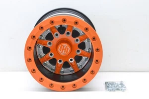 Orange Sidewinder Wheel Rim 12X10 12" 5+5 4/136.137 - Picture 1 of 3