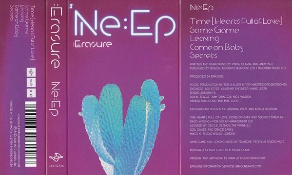 Erasure Ne:ep Cassette CMUTE636 NEW - Image 1 of 1