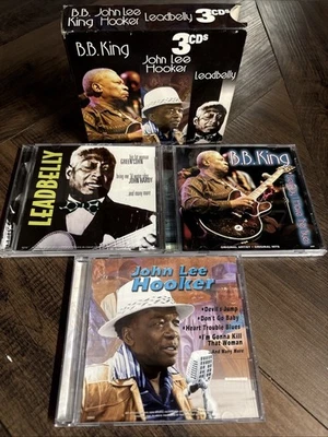 B.B. KING / John Lee Hooker / Leadbelly 3 CD Box Set Lot - Image 1 of 4