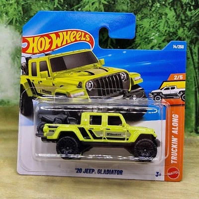 HOT WHEELS ‘20 JEEP GLADIATOR DIECAST MODEL CAR SHORT CARD - NEW IN BOX - Image 1 of 2