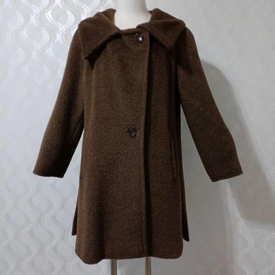 Abrigo Largo Marrón Max Mara - Imagen 1 de 4
